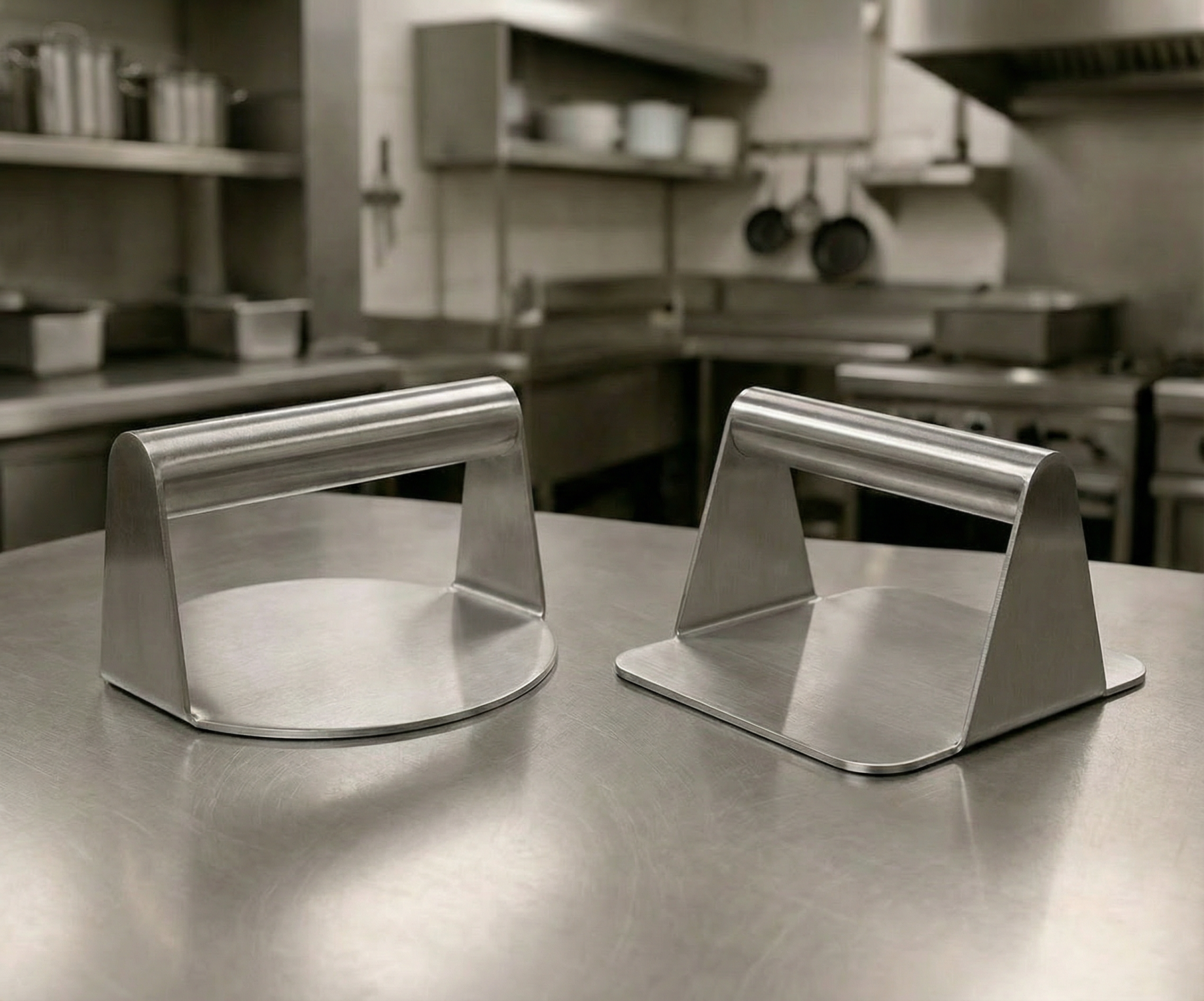 Master the smashed burger with our presses