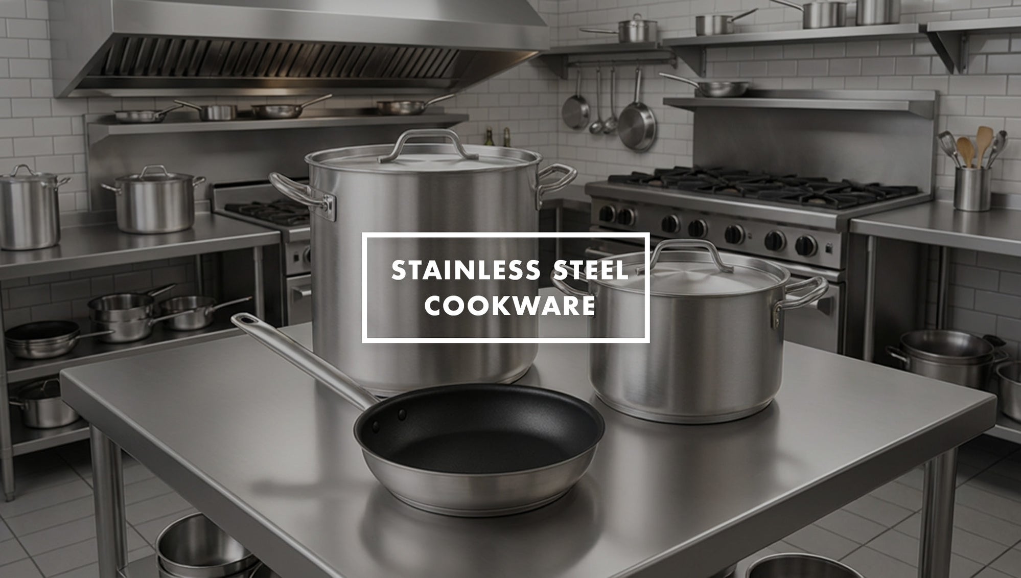 Stainless Steel Cookware — Chef Set