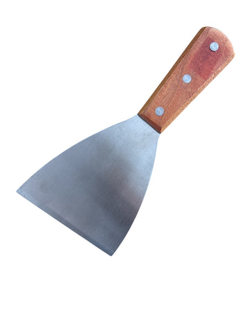 Griddle Scraper Wood Handle