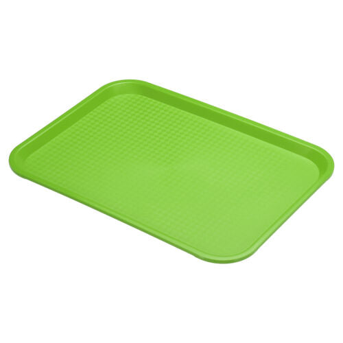 14" X 10" Green P/P Fast Food Tray (7781)