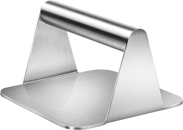 Burger Press - Square - Stainless Steel (8407)