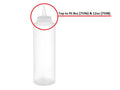 REPLACEMENT BOTTLE TOPS CLEAR PK12 (FITS 8oz &amp; 12OZ) (8508)