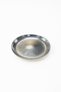 20 cm Hammered Round Plate S/S (8474)