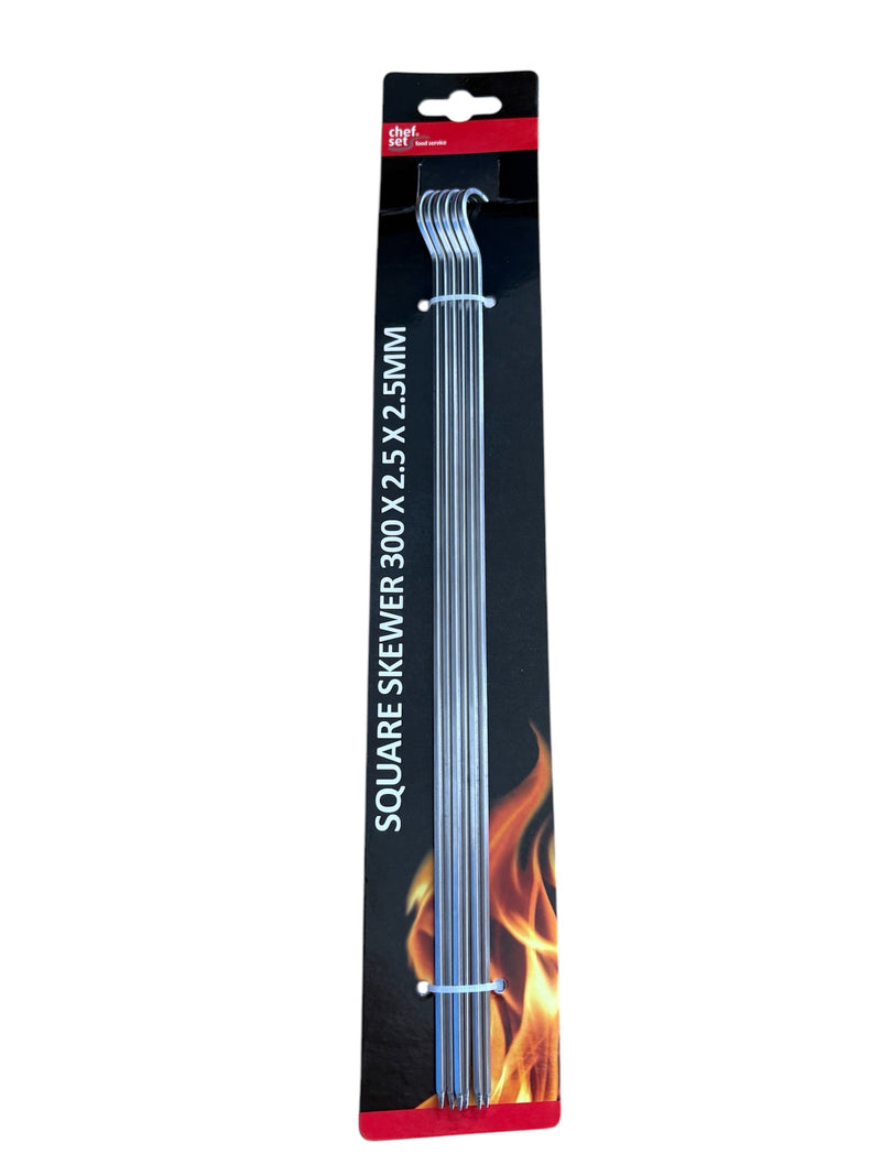 Square Skewer 300x2.5x2.5mm (7415)
