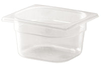 1/6 One Sixth Size Polypropylene Gastronorm Container