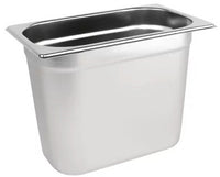 1/4 One Fourth Size Stainless Steel Gastronorm Container