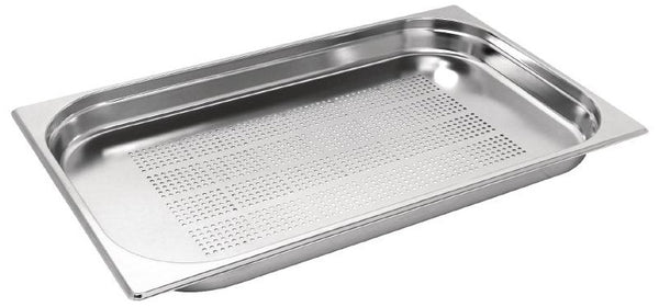 1/1 Full Size Perforated Stainless Steel Gastronorm Container