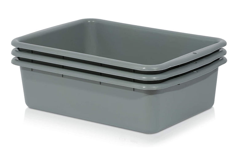 Grey Heavy Duty Tote Box for Cleaning Trolley (7696)