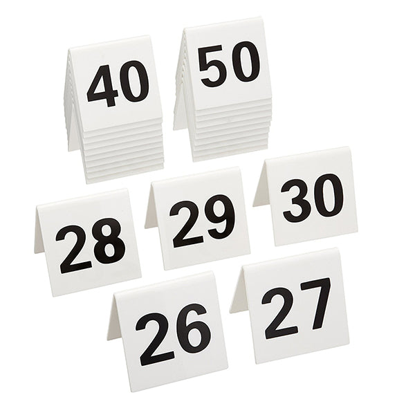 Tent Style Table Numbers (1-50) (7979)