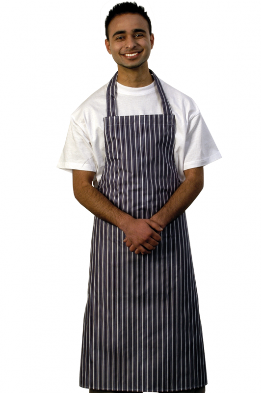 White best sale bib apron