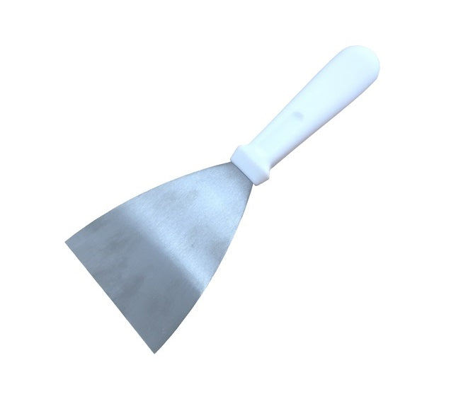Griddle Scraper White Handle