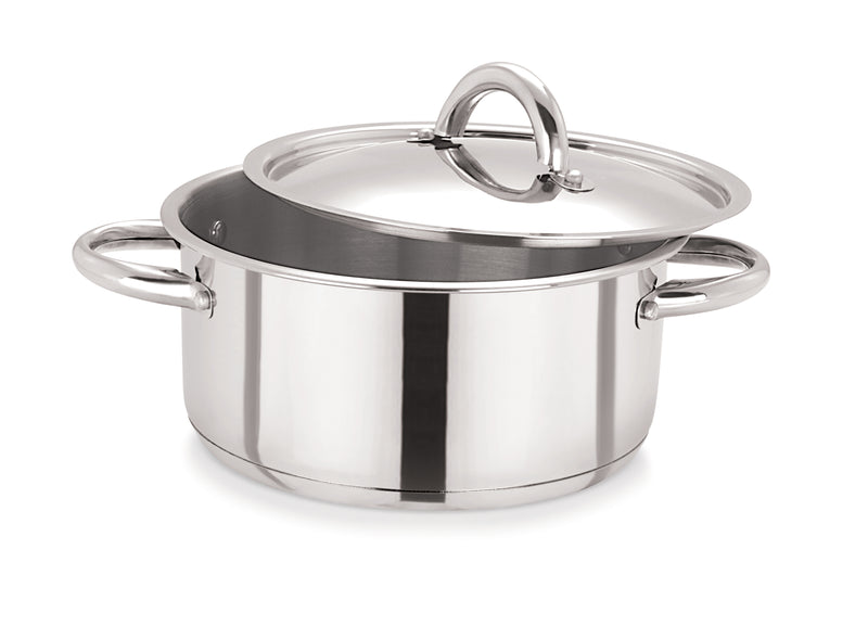 16cm Stainless Steel Casserole & S/S Lid (5316)