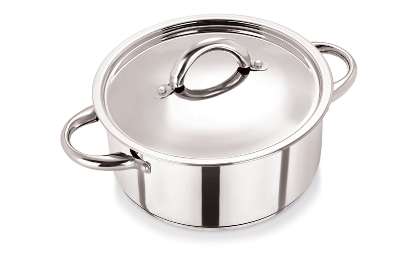 18cm Stainless Steel Casserole & S/S Lid (5318)