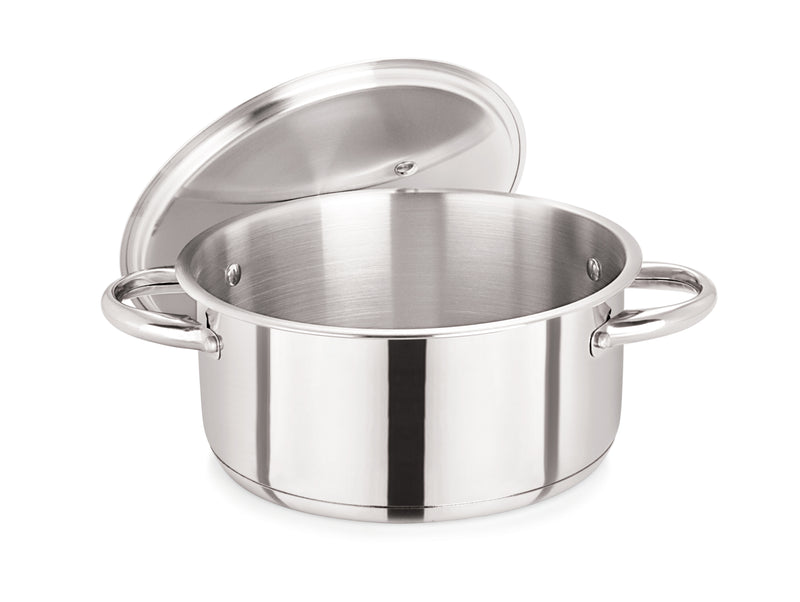 20cm Stainless Steel Casserole & S/S Lid (5320)
