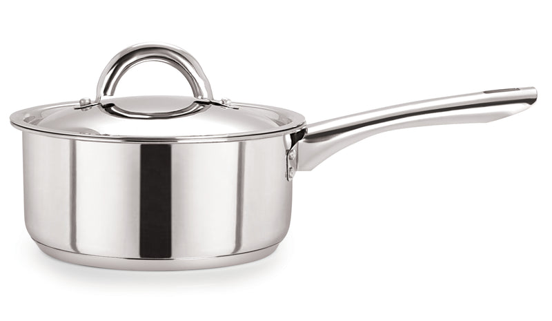 18cm Stainless Steel Sauce Pan & S/S Lid (5303)