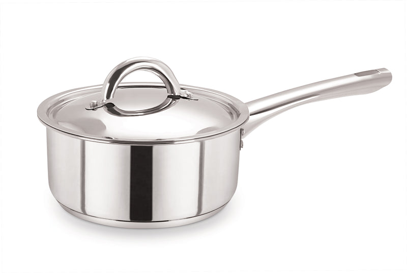 18cm Stainless Steel Sauce Pan & S/S Lid (5303)