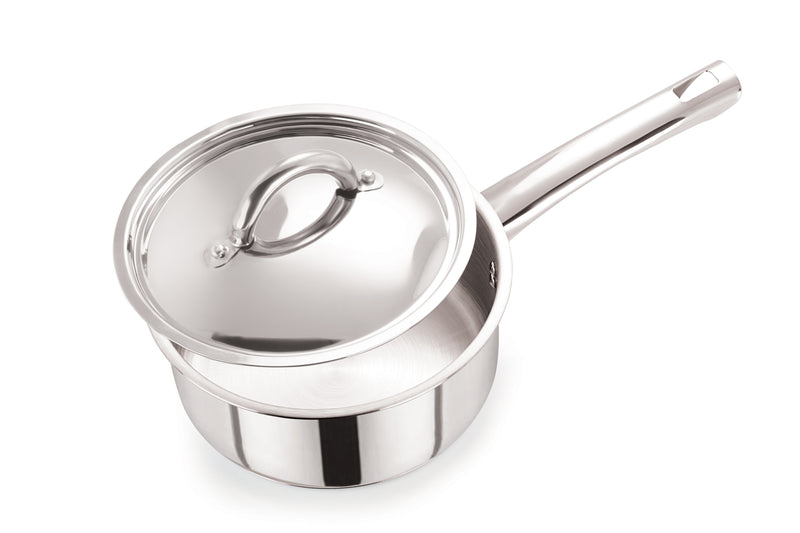 18cm Stainless Steel Sauce Pan & S/S Lid (5303)