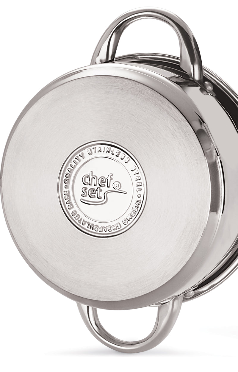 20cm Stainless Steel Casserole & S/S Lid (5320)
