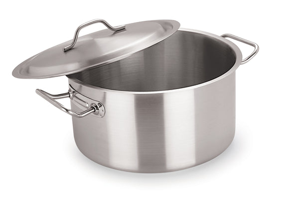 24cm Stainless Steel Stew Pan & Lid (5005)