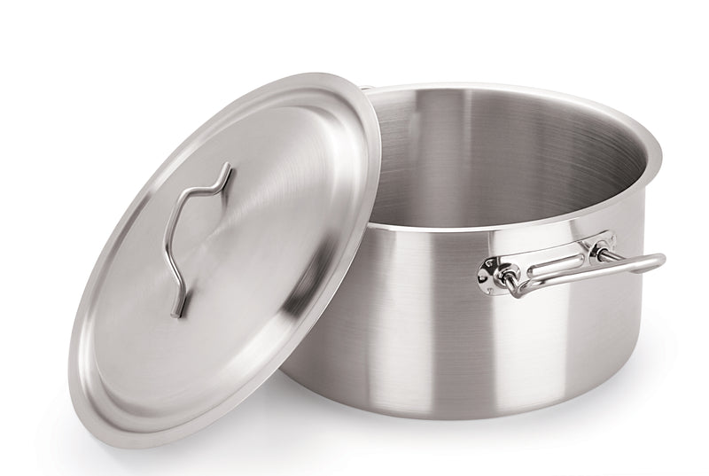 24cm Stainless Steel Stew Pan & Lid (5005)