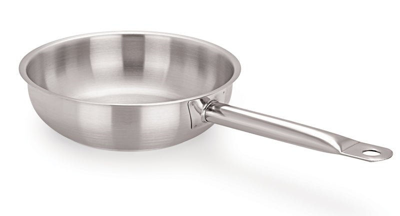 24cm Stainless Steel Sauteuse Pan (4892)