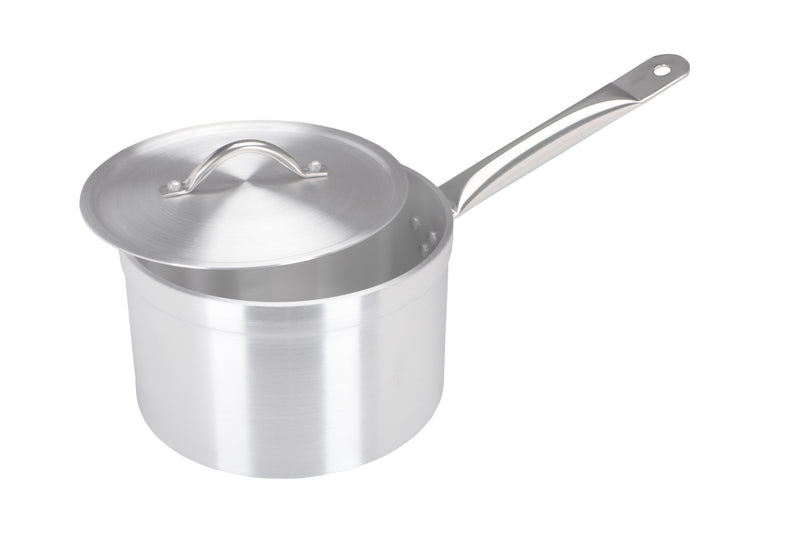 18cm Aluminium Medium Duty Saucepan Metal Handle (2018)
