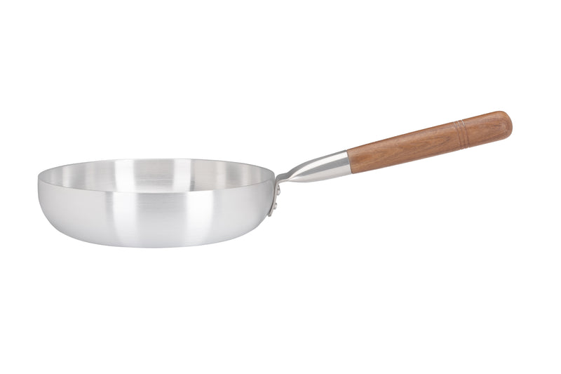 26cm Aluminium Medium Duty Frypan Wood Handle (1187)