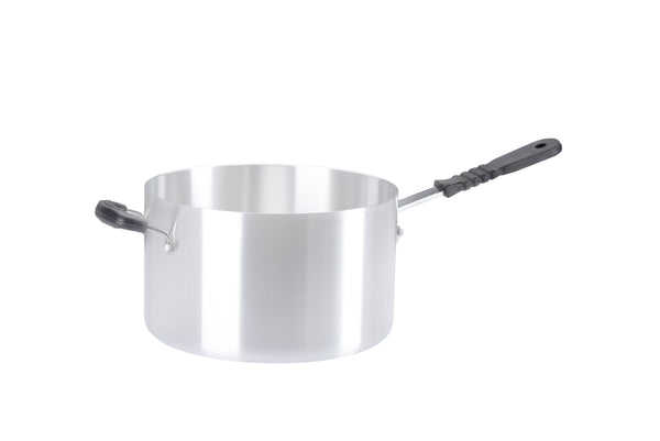 22cm Aluminium Medium Duty Saucepan with helper handle (1022)