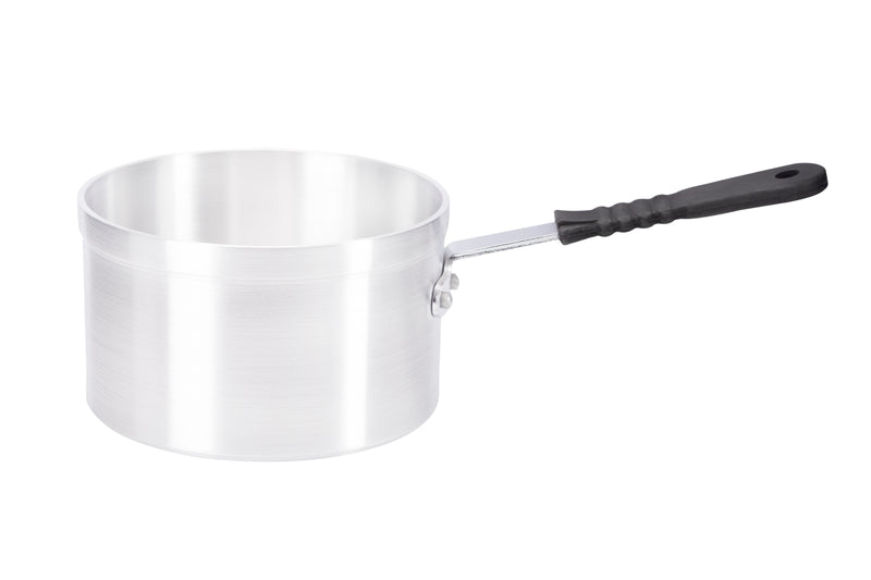 18cm Aluminium Medium Duty Saucepan Silicone Handle (1018)