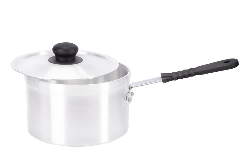 20cm Aluminium Medium Duty Saucepan Silicone Handle (1020)