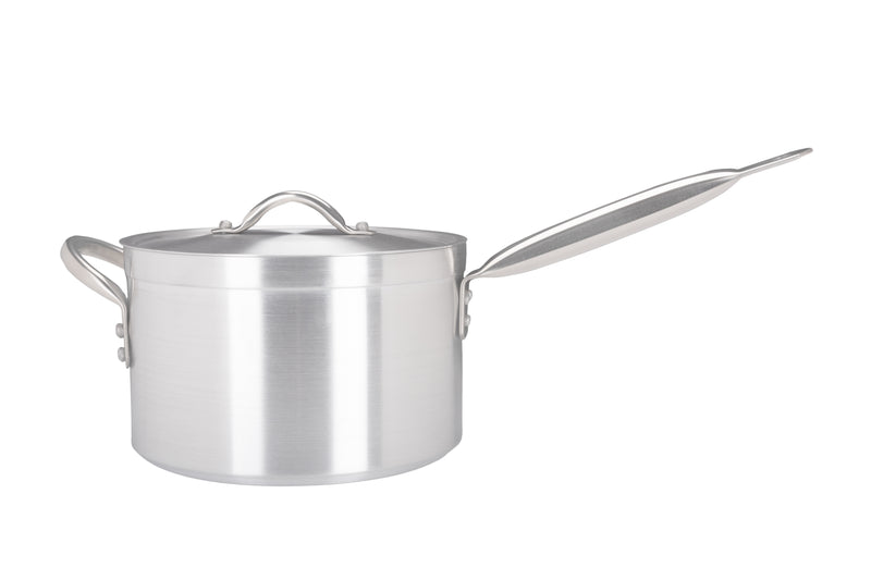 24cm Aluminium Medium Duty Saucepan with helper handle (2024)