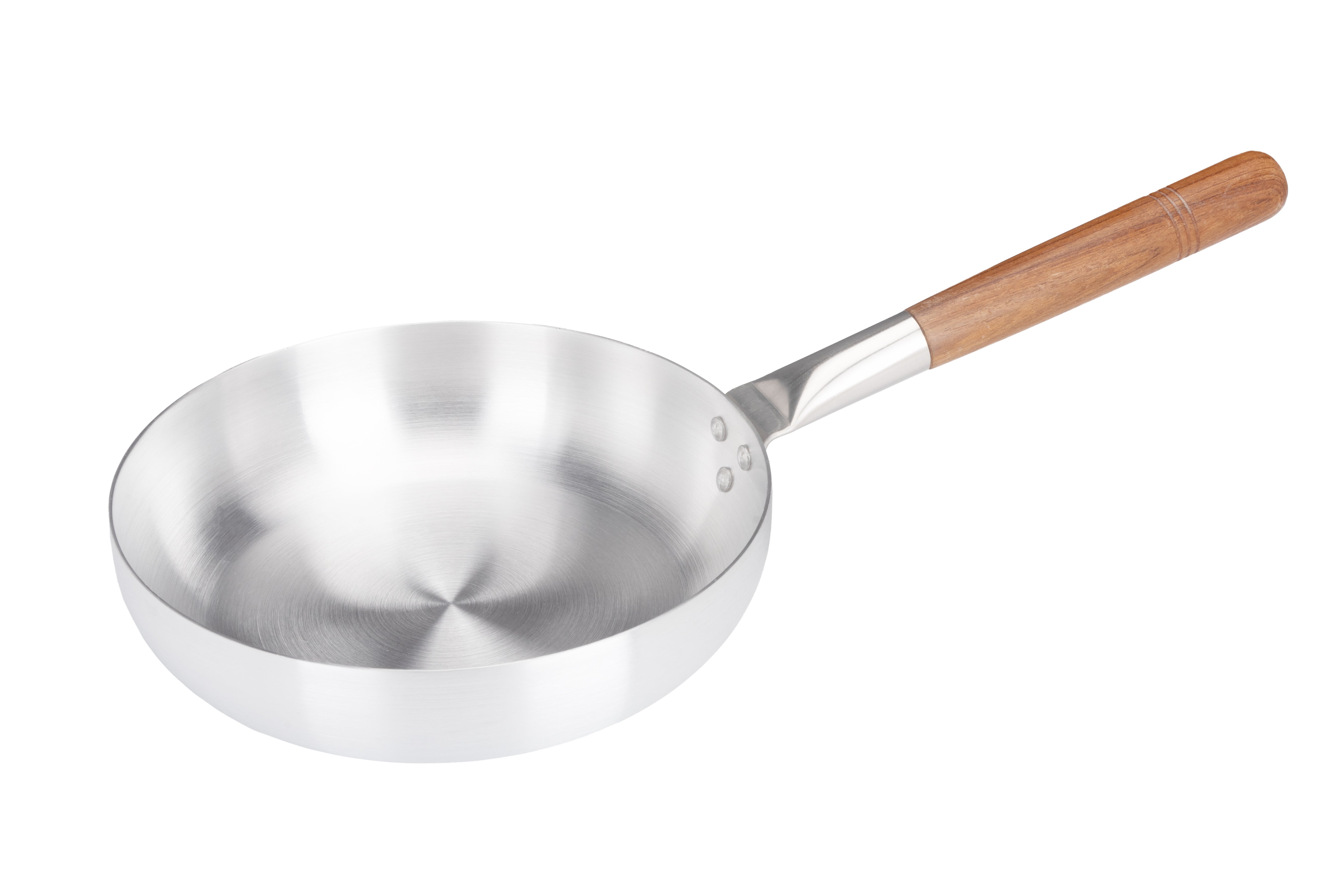 28cm Aluminium Medium Duty Frypan Wood Handle (1188) | Chef Set