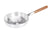 24cm Aluminium Medium Duty Frypan Wood Handle (1186)