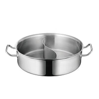 28cm Stainless Steel 2 Division Casserole (5028)
