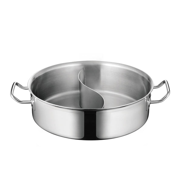 24cm Stainless Steel 2 Division Casserole (5027)